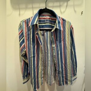 Foxcroft long sleeve striped button down